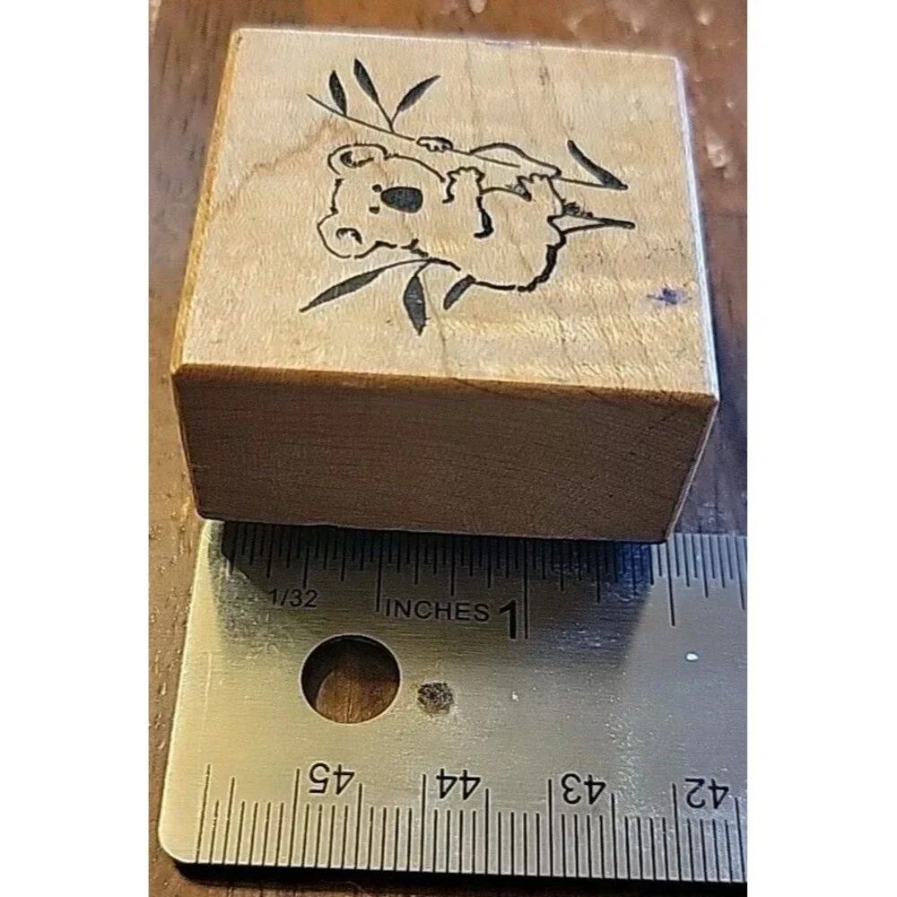 Rubber Stamp - Koala - C-844 - Wood - 1988
